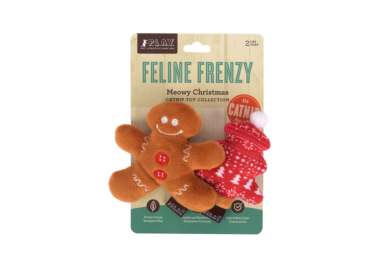 Feline Frenzy Meowy Christmas Toy Set - Image 4