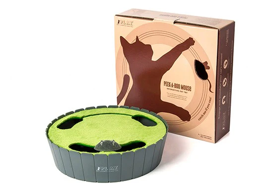 Feline Frenzy Peek-a-boo Mouse Interactive Cat Toy - Image 5