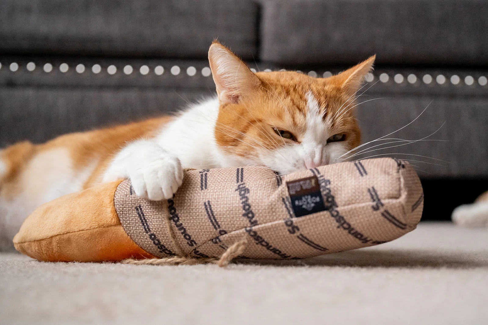 Fog City Pet x Feline Frenzy Fur-mented Loaf Kicker Toy - Image 5