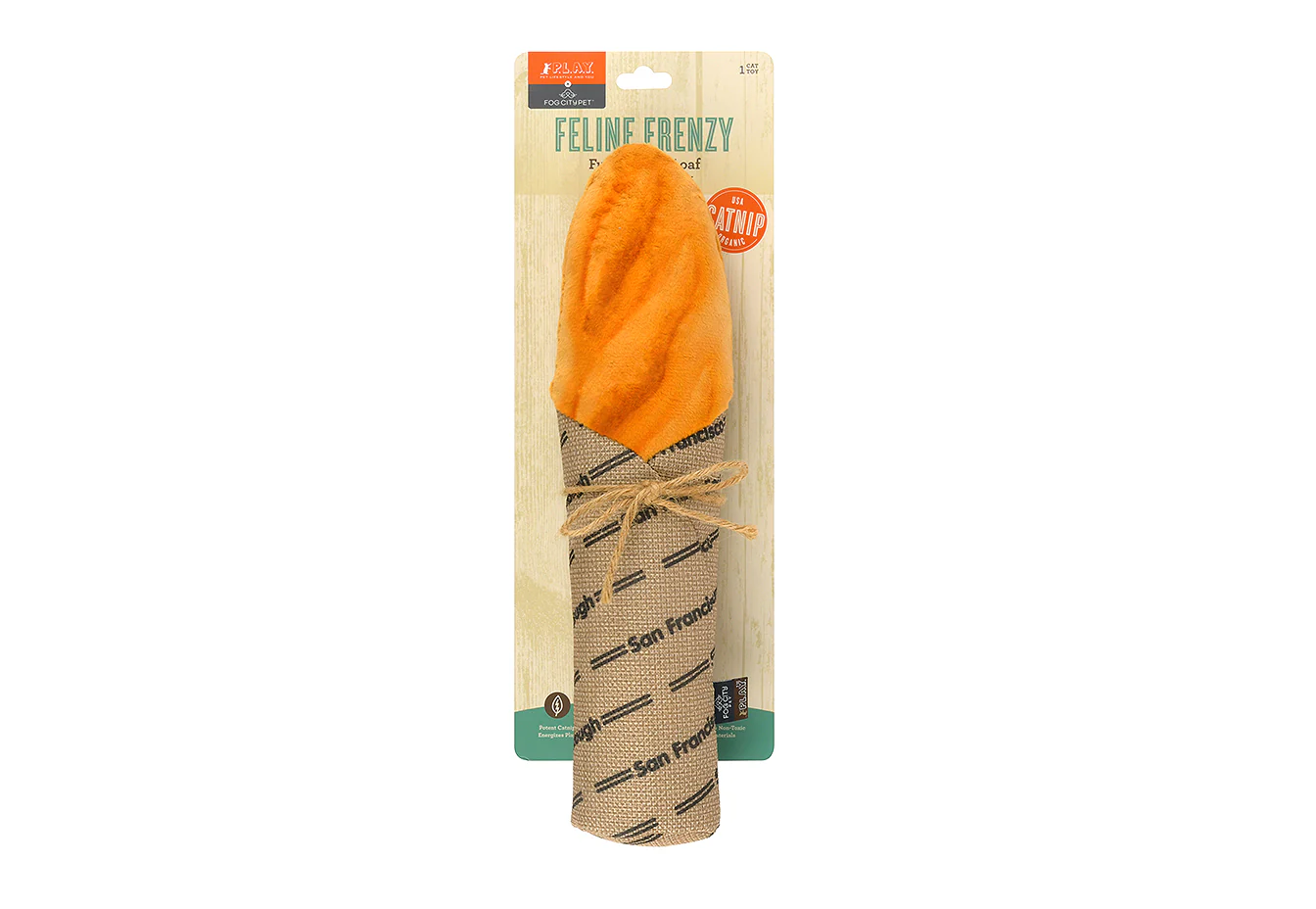 Fog City Pet x Feline Frenzy Fur-mented Loaf Kicker Toy - Image 6